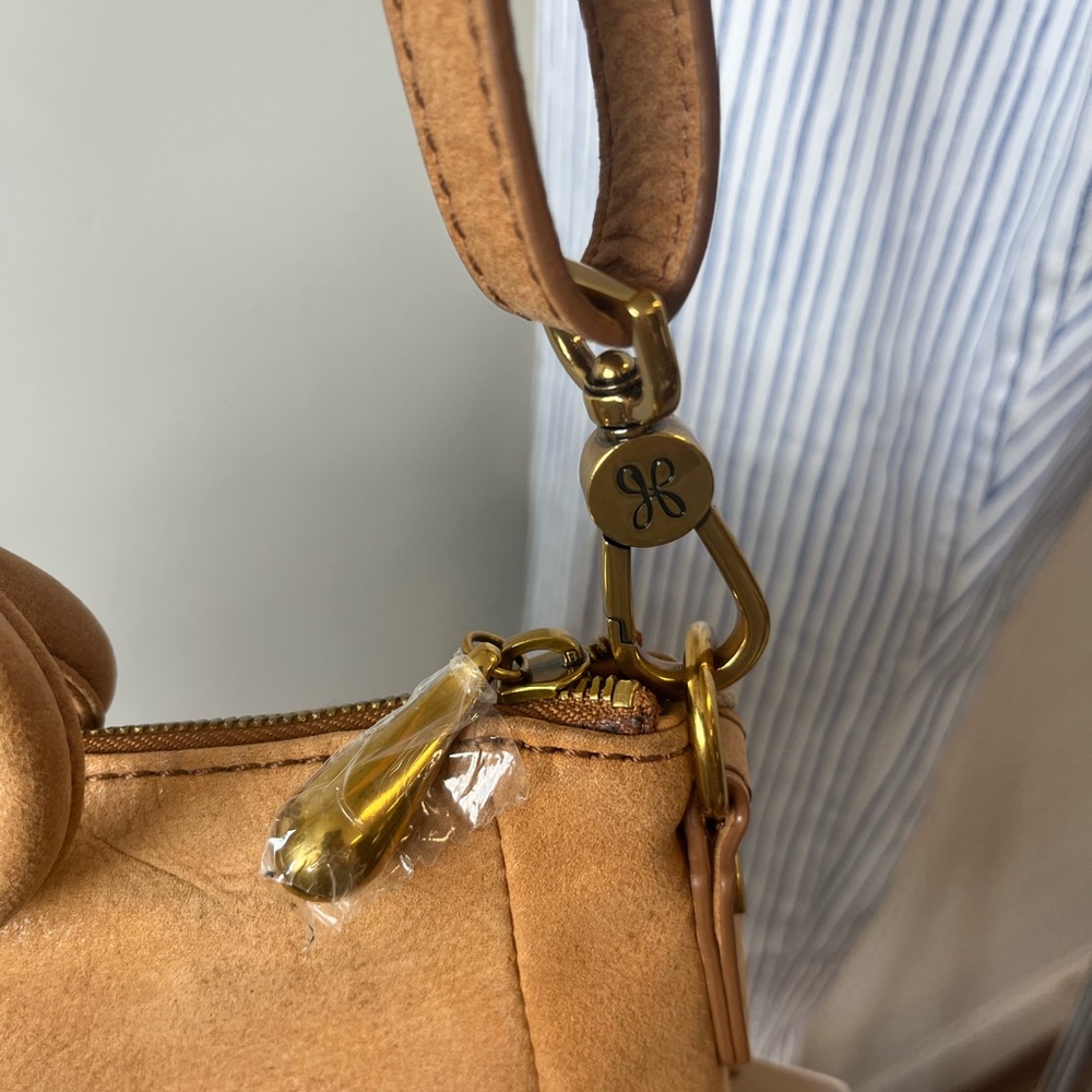 HOBO Leather Hobo with Top Handles & Crossbody Strap - Picture 8 of 11